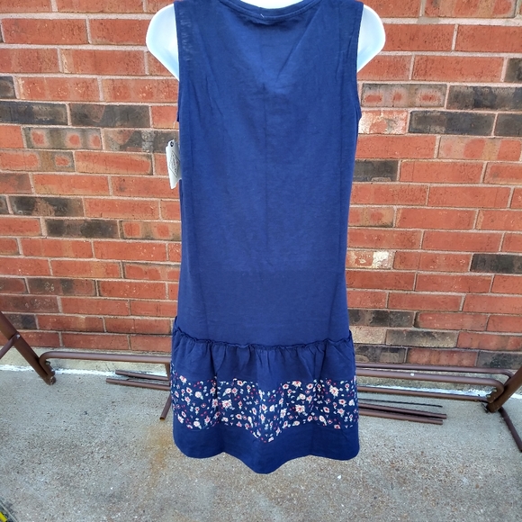 St. John's Bay Sleeveless Floral A-Line Dress - Picture 6 of 6